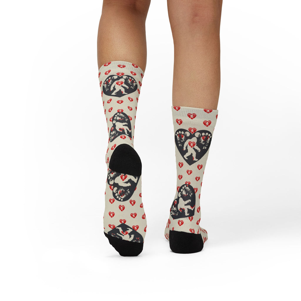 Heart of the Wild – Bigfoot Romance Crew Socks