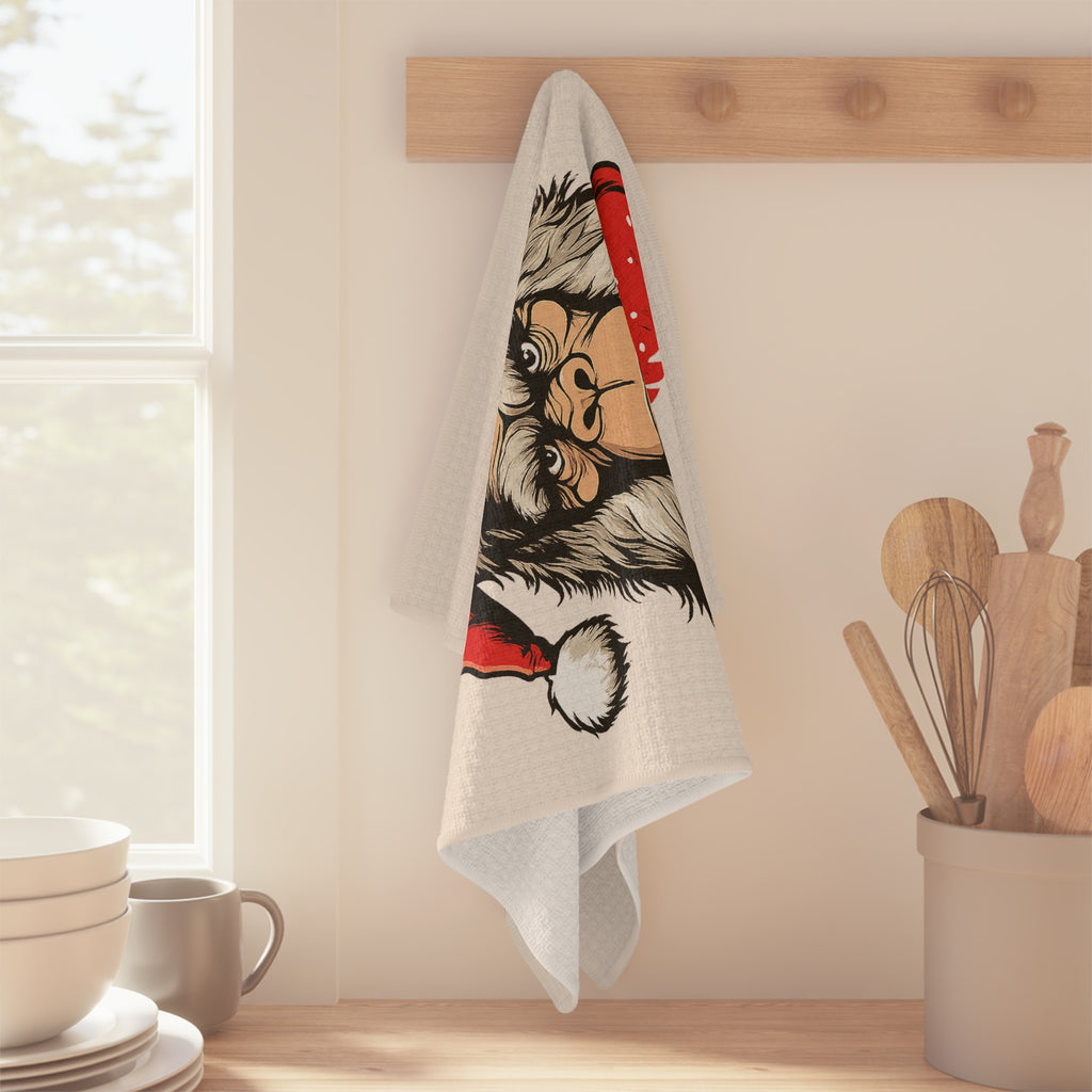 Santa Squatch – Microfiber Tea Towel