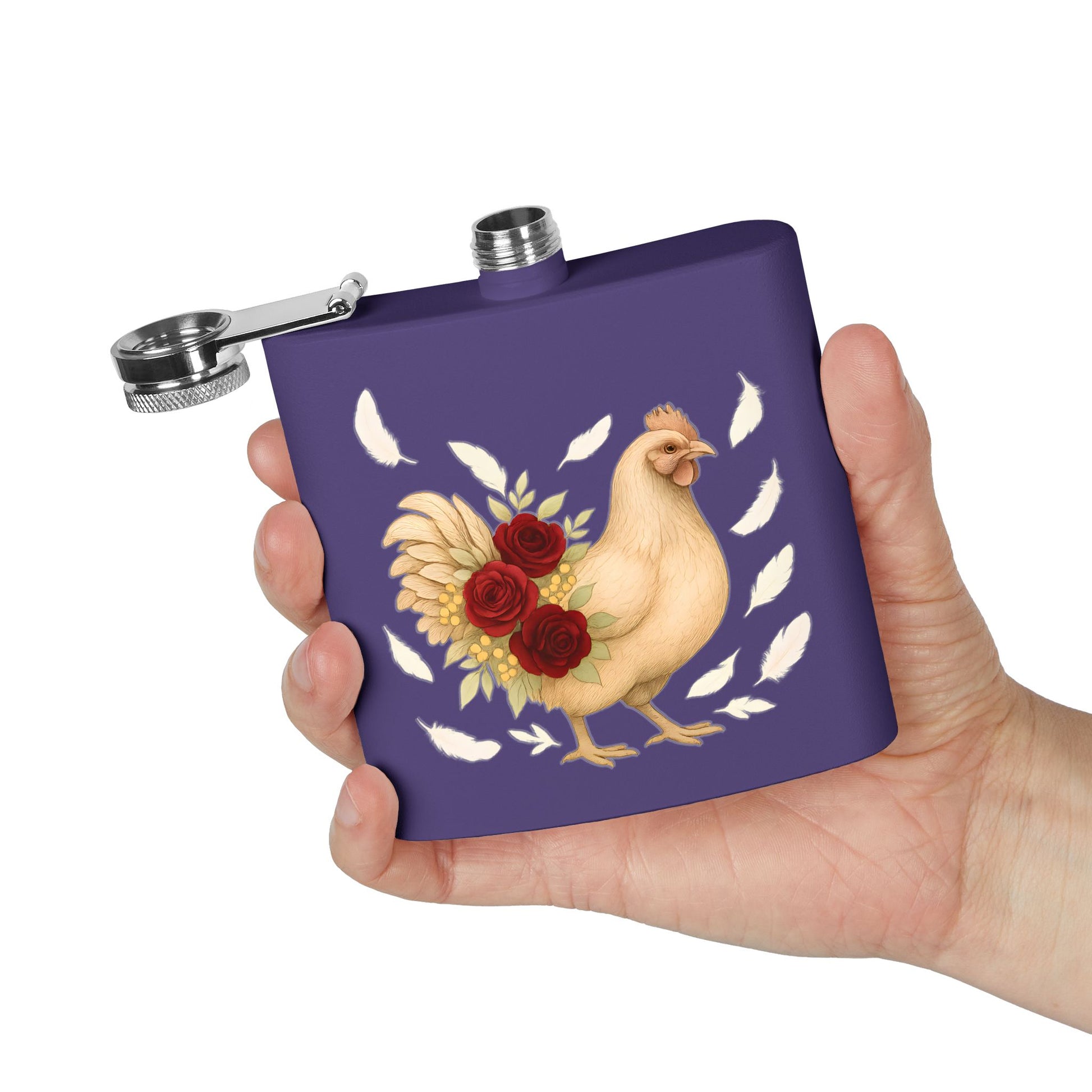 Mother Clucker Bloom – Stainless Steel Flask
