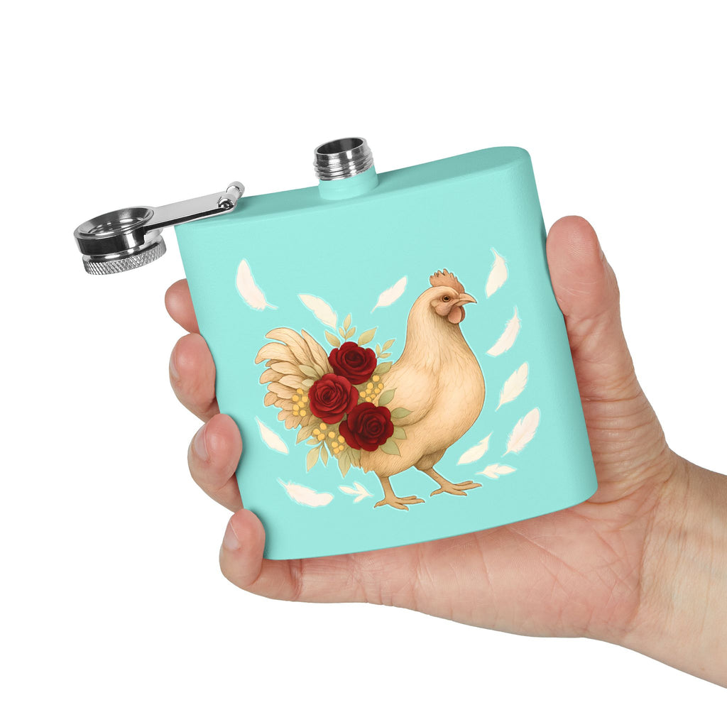 Mother Clucker Bloom – Stainless Steel Flask