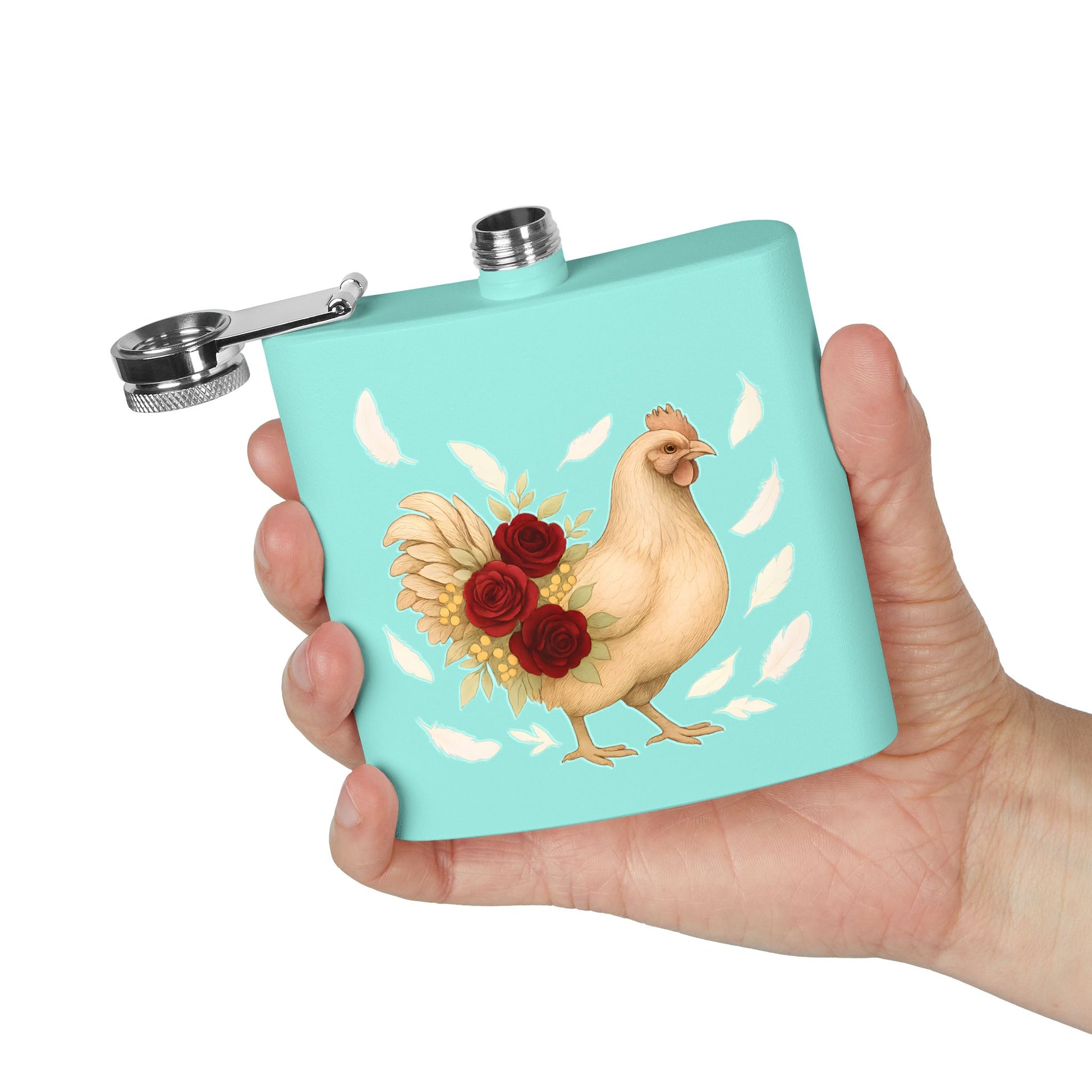 Mother Clucker Bloom – Stainless Steel Flask