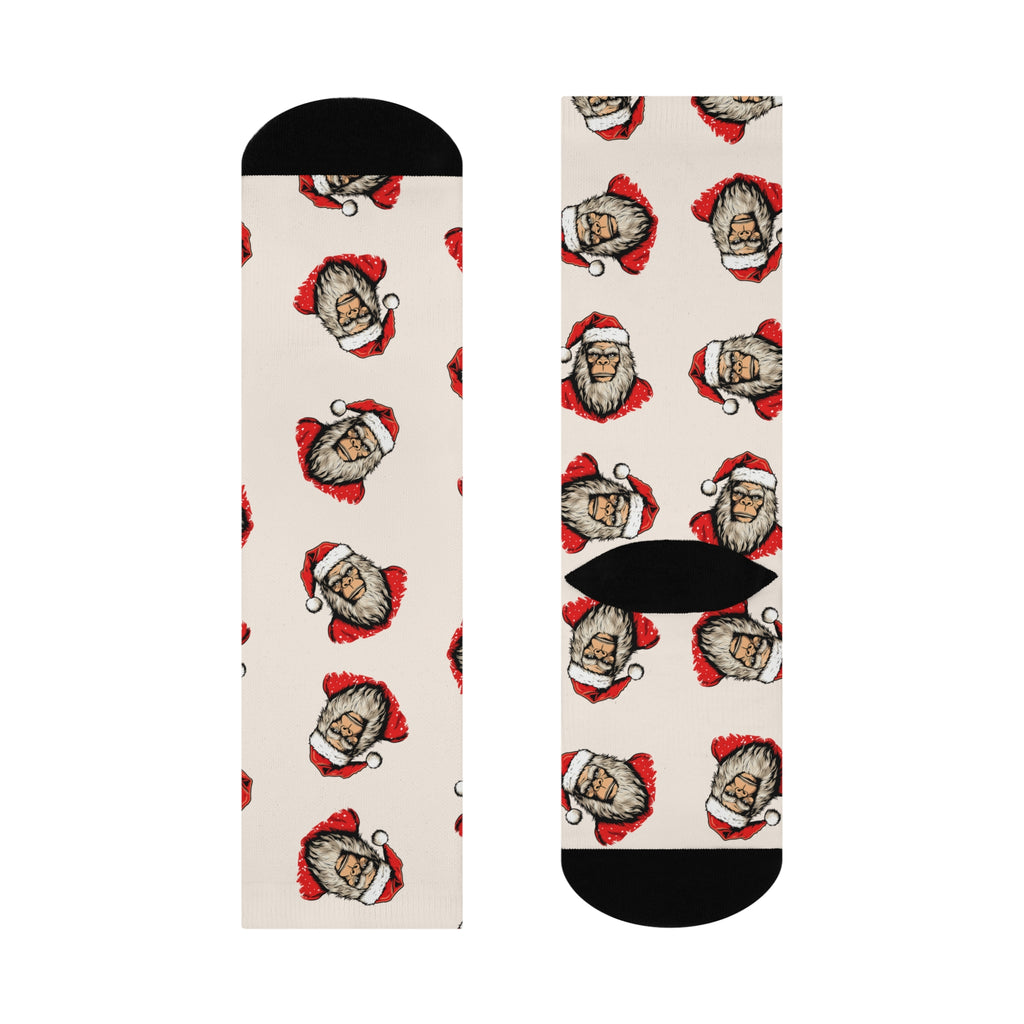 Santa Squatch – Holiday Crew Socks