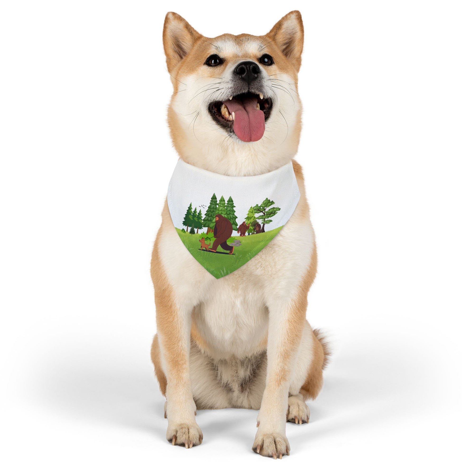 Bigfoot Adventure Pet Bandana Collar
