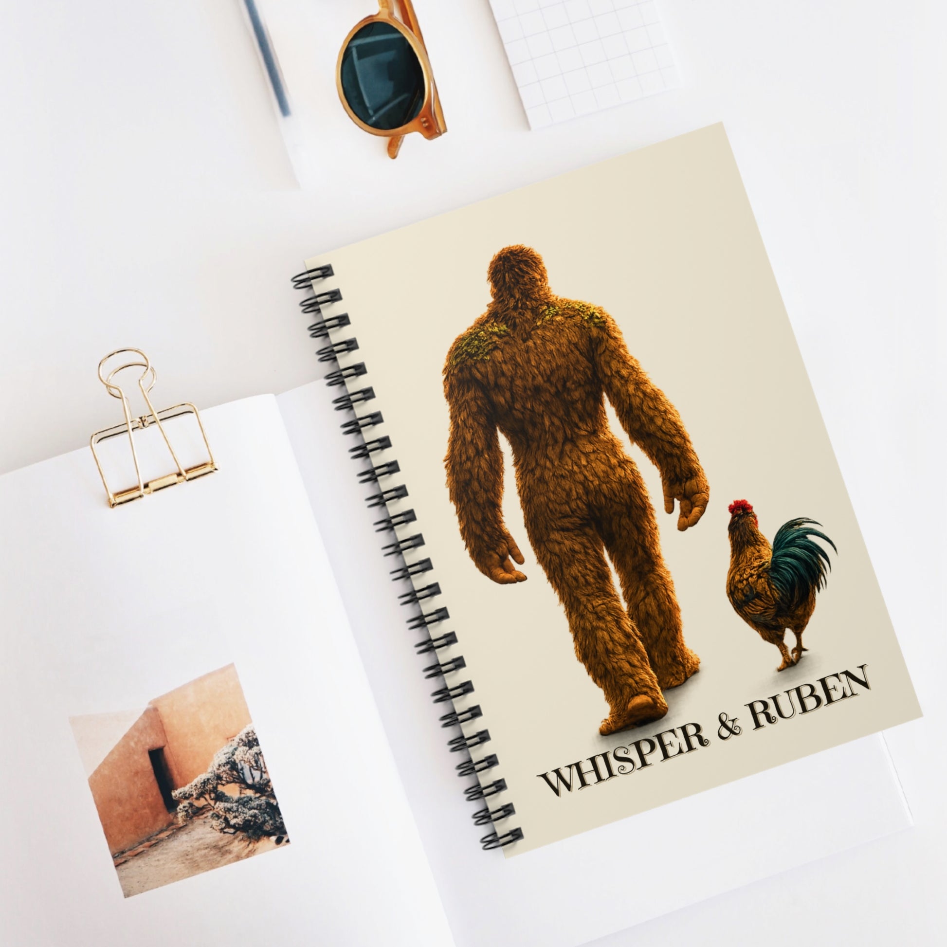 Whisper & Ruben Spiral Notebook