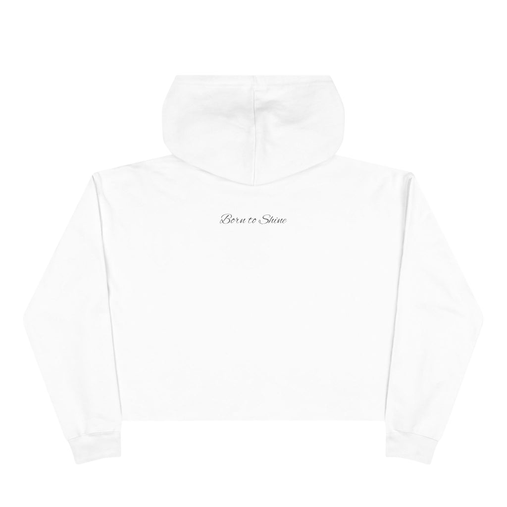 Born to Shine – Radiant Rooster Cropped Hoodie
