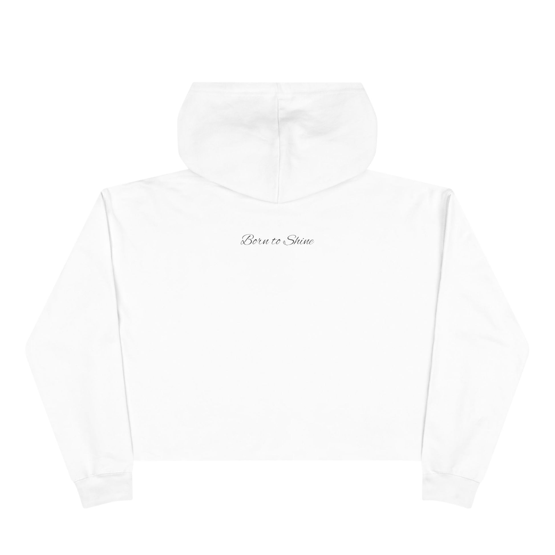 Born to Shine – Radiant Rooster Cropped Hoodie