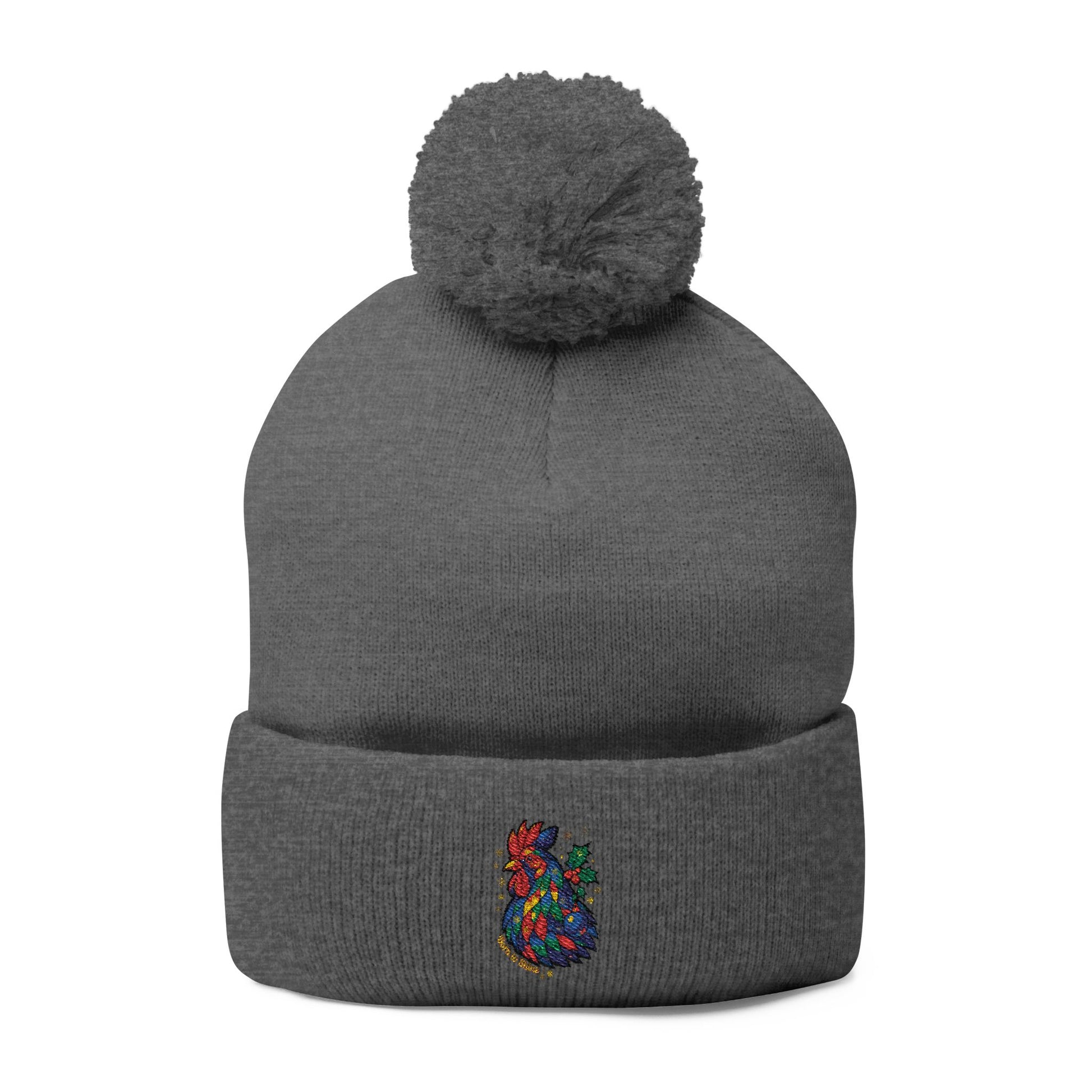 Born to Shine – Cozy Pom Knit Beanie
