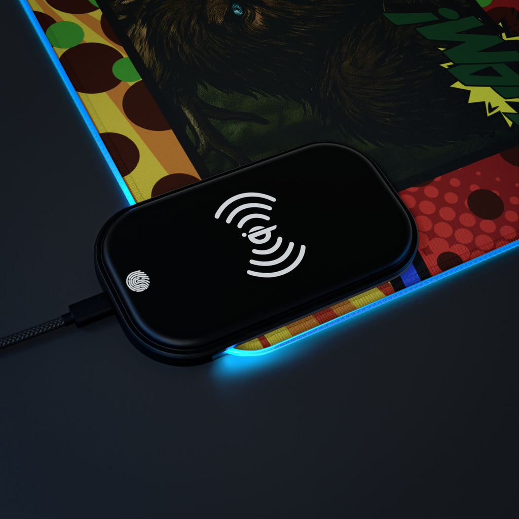 Boom Bam: Legends Unleashed – LED Wireless Charging Mouse Pad