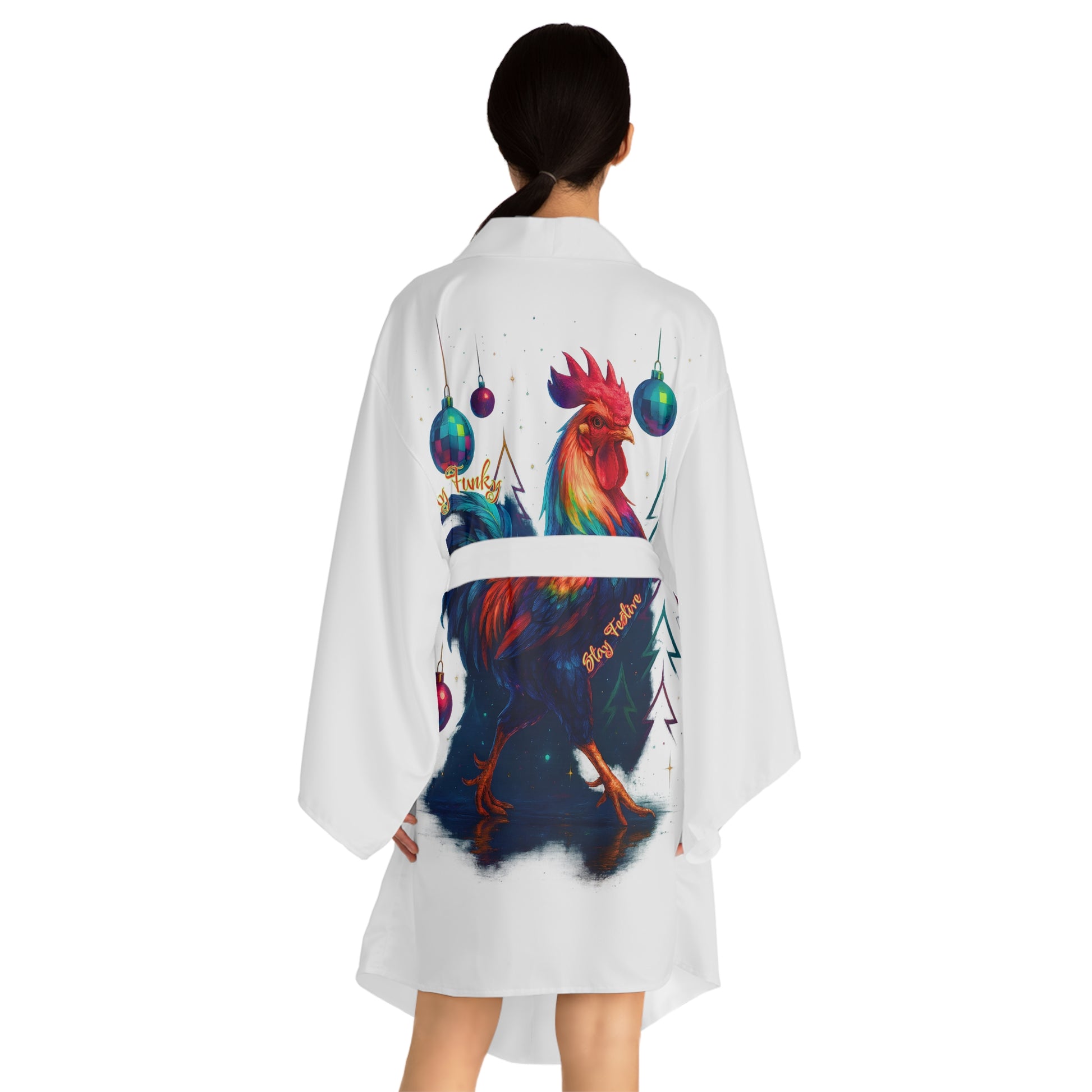 Stay Funky, Stay Festive – Holiday Kimono Robe