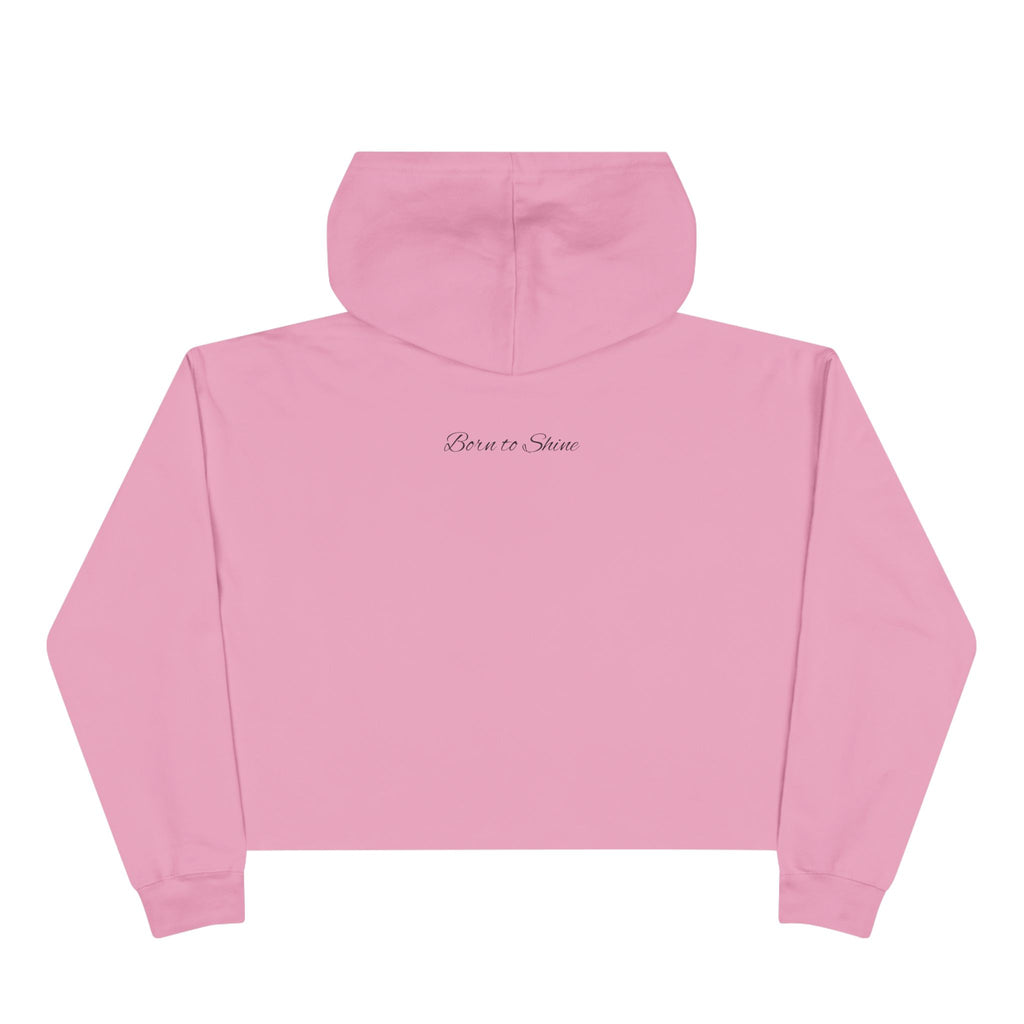 Born to Shine – Radiant Rooster Cropped Hoodie