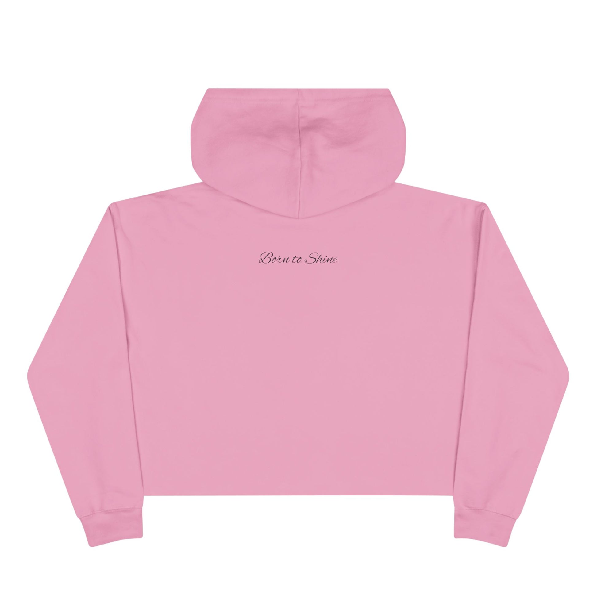 Born to Shine – Radiant Rooster Cropped Hoodie