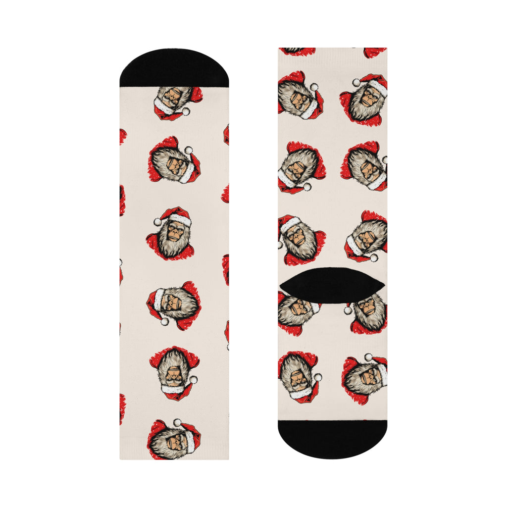 Santa Squatch – Holiday Crew Socks