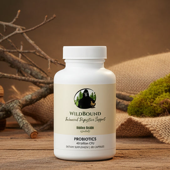 WildBound Probiotics Supplement (60 Capsules) - Hidden Realm Essentials