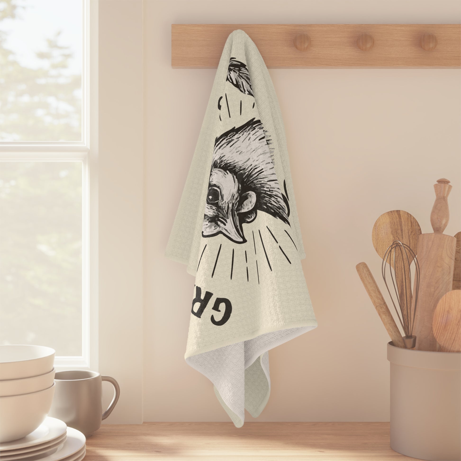 Grateful Hearts Microfiber Tea Towel