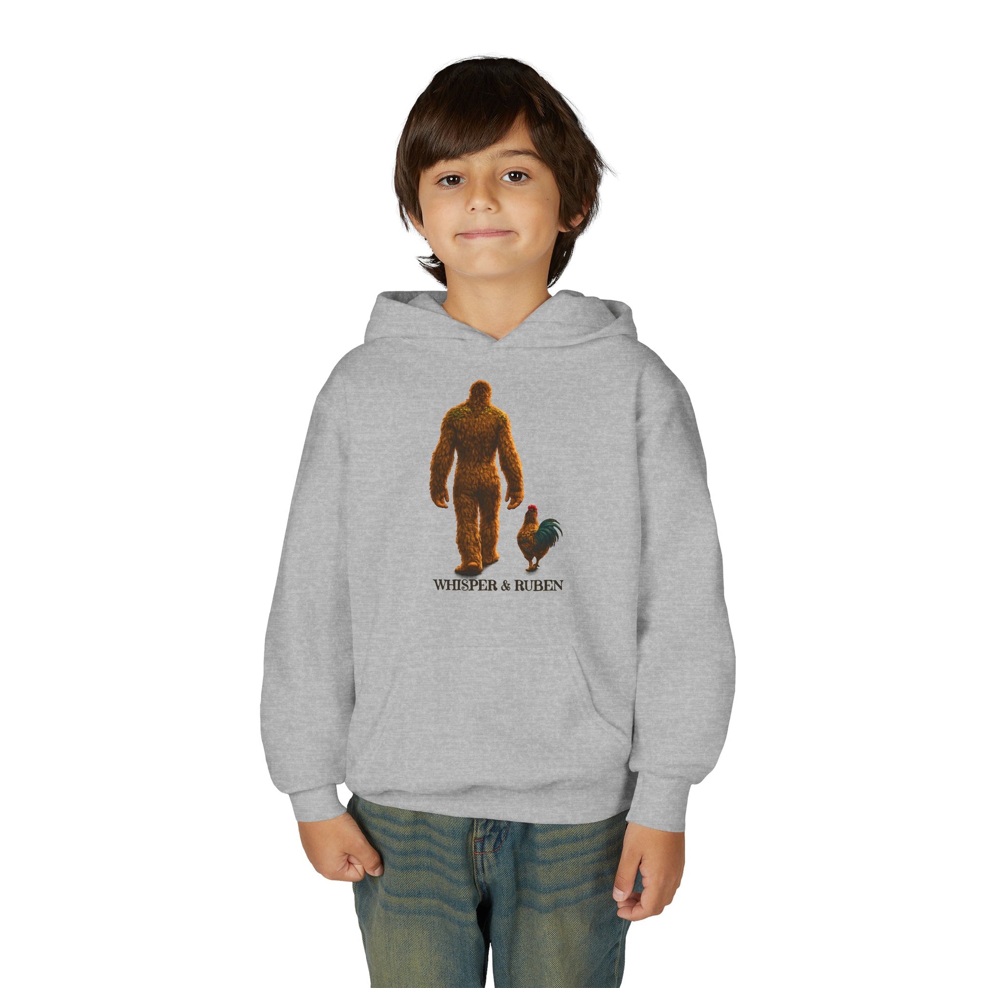 Whisper & Ruben Youth Heavy Blend Hooded Sweatshirt