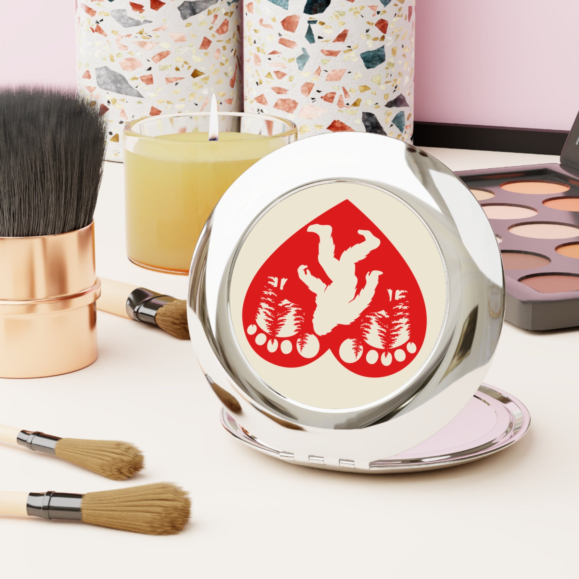 Heart of the Wild – Pocket Folklore Compact Mirror