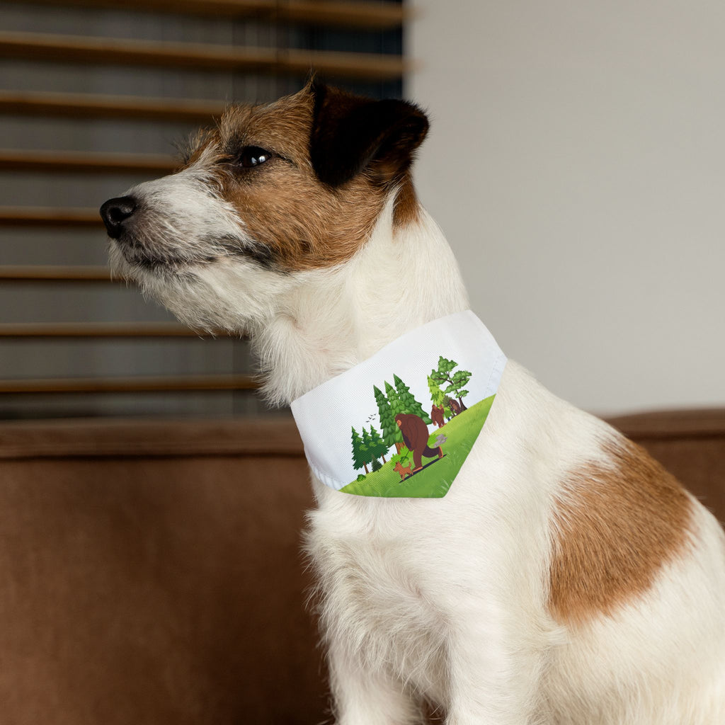 Bigfoot Adventure Pet Bandana Collar