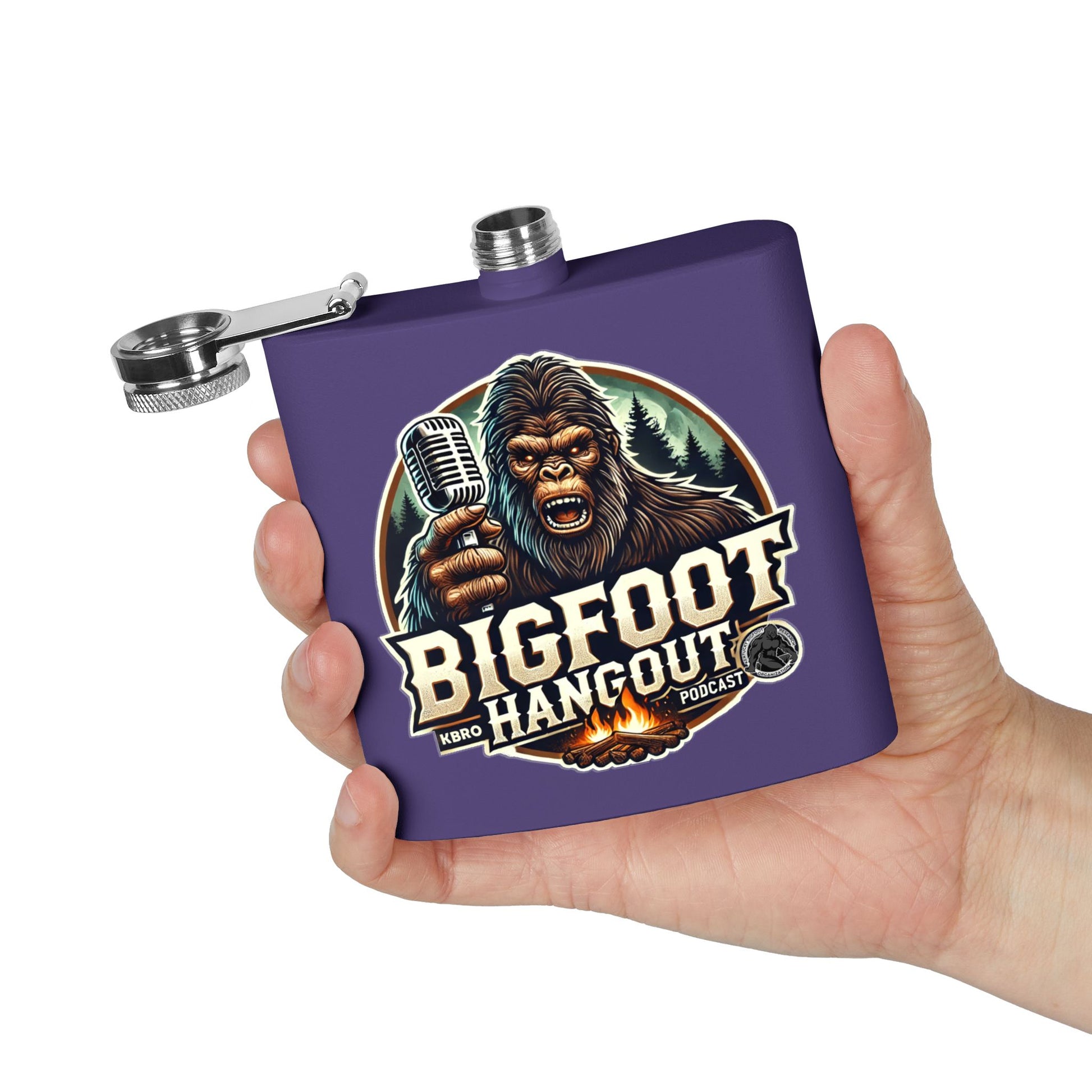 The Bigfoot Hangout – Stainless Steel Flask