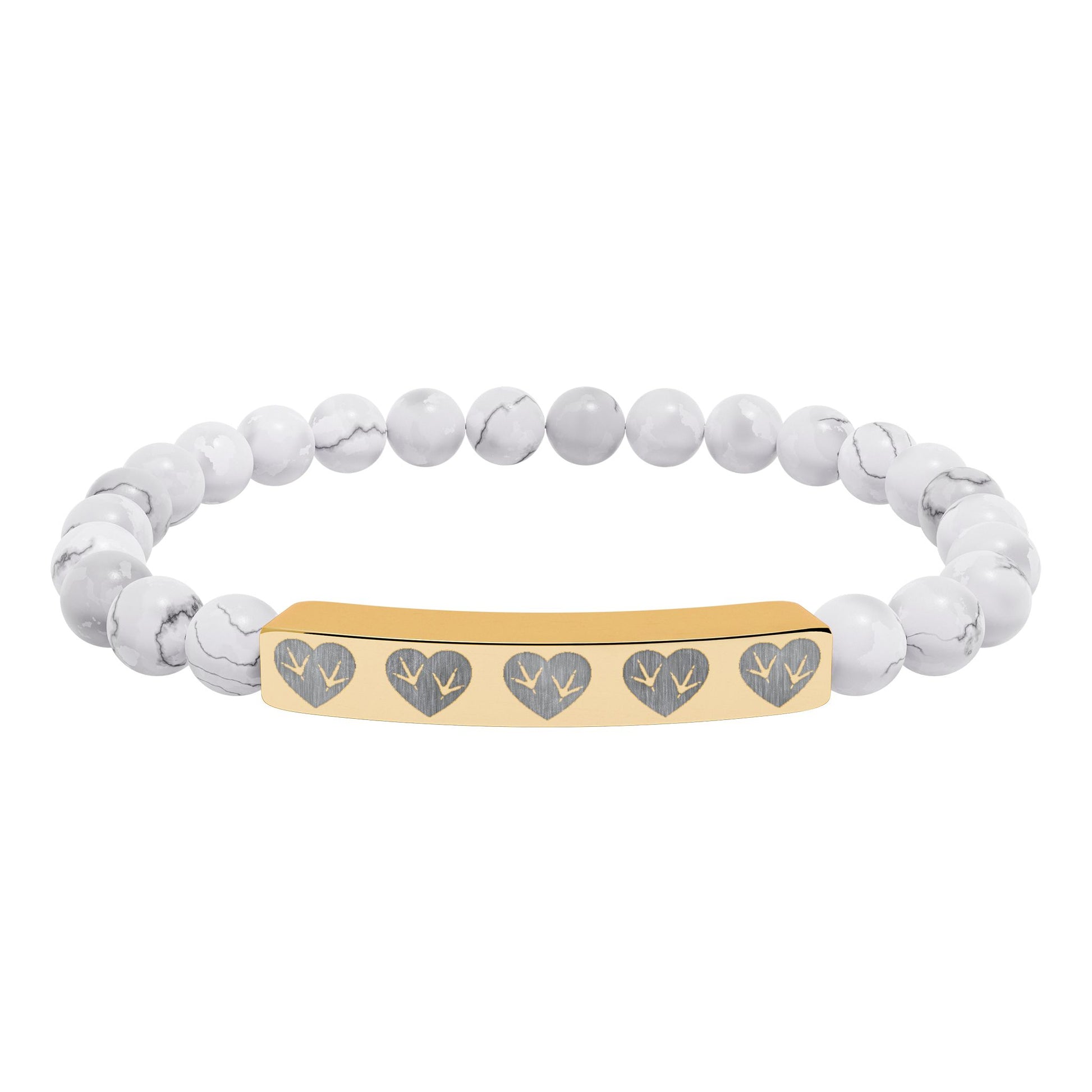 Heart of the Coop Natural Stone Bracelet