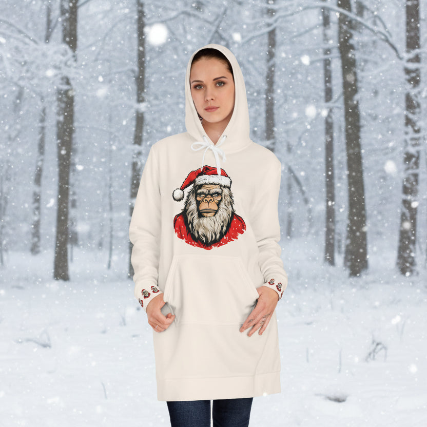 Santa Squatch – Women’s Hoodie Dress