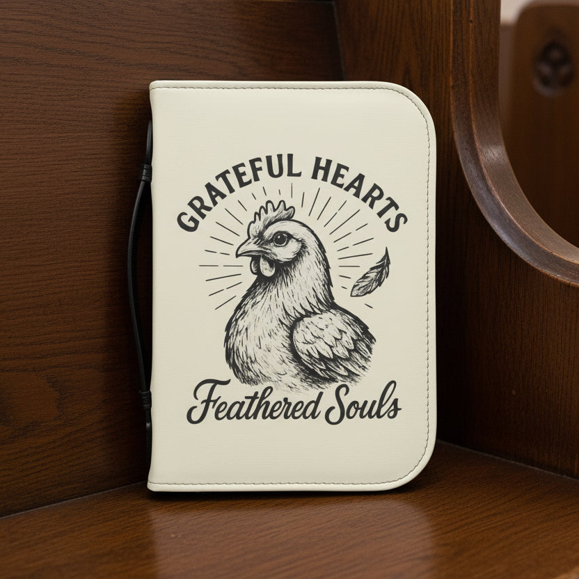 Grateful Hearts, Feathered Souls Bible Cover