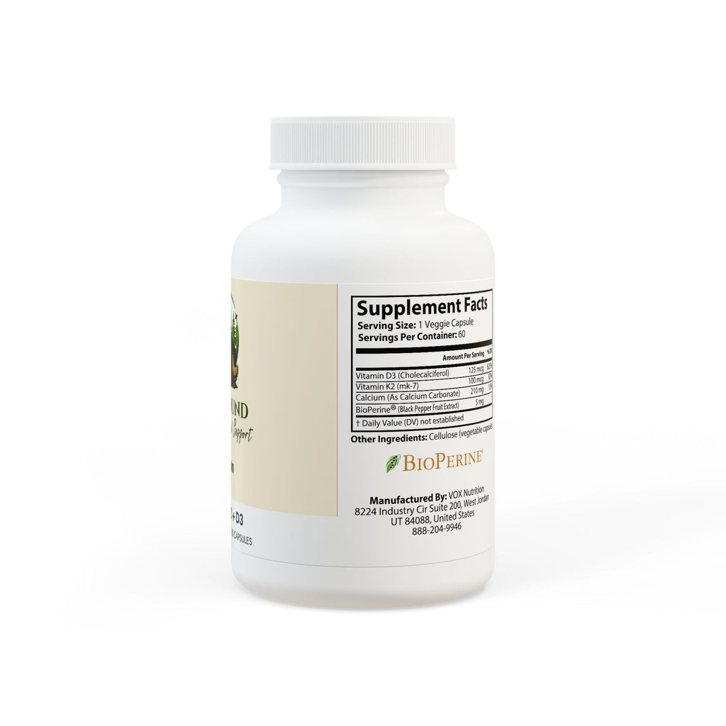 WildBound Vitamin K2 + D3 Supplement (60 Capsules) - Hidden Realm Essentials