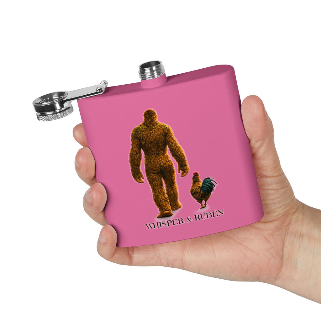 Copy of Dark Wild at Heart – Bigfoot Love Stainless Steel Flask