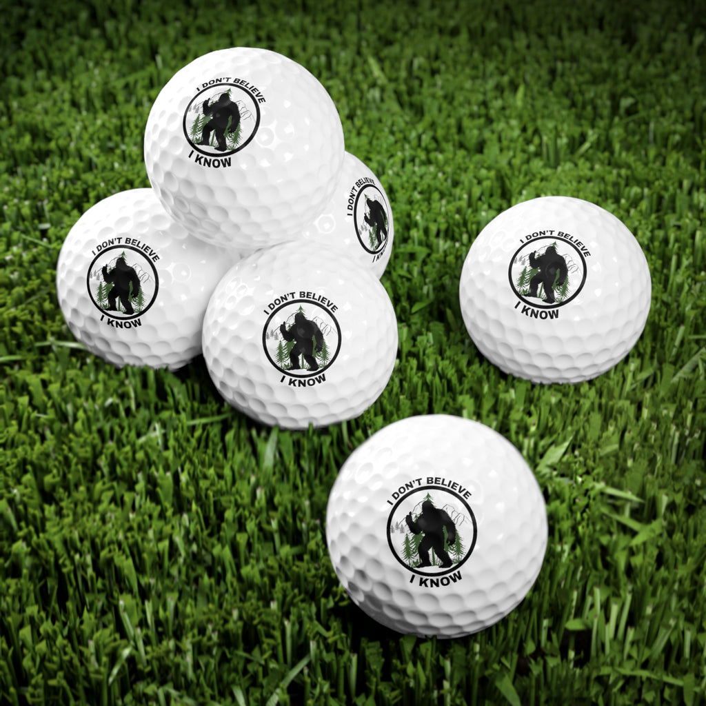 I Don’t Believe Golf Balls, 6pcs