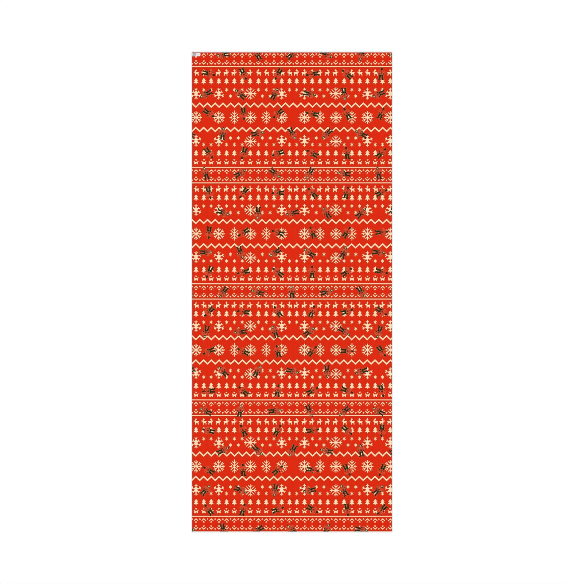 Bigfoots Ugly Christmas Sweater Festive Gift Wrap Paper