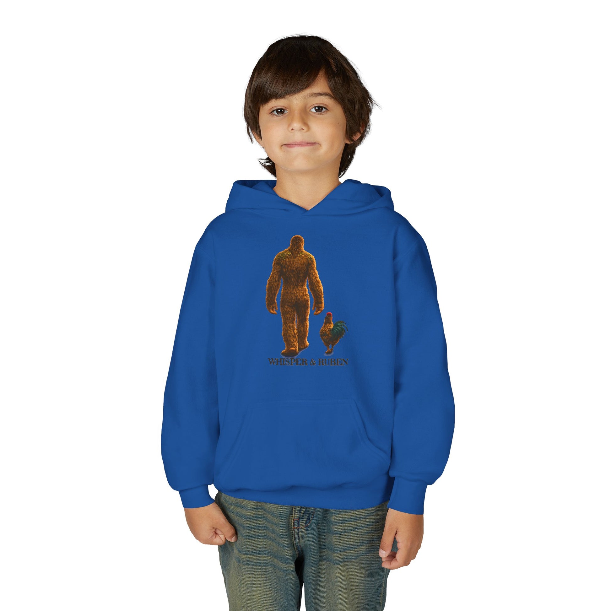 Whisper & Ruben Youth Heavy Blend Hooded Sweatshirt