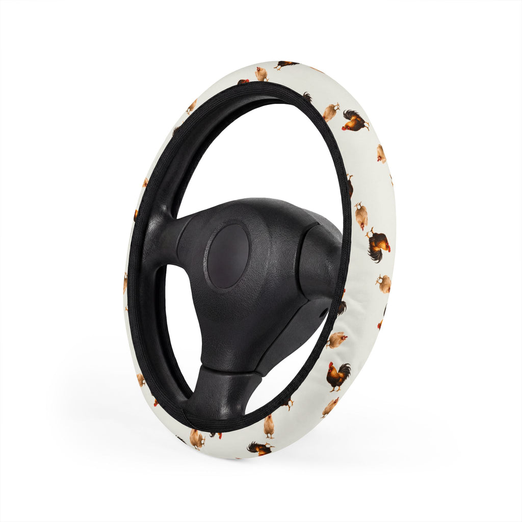 Golden Watch / Feather & Fire Steering Wheel Cover