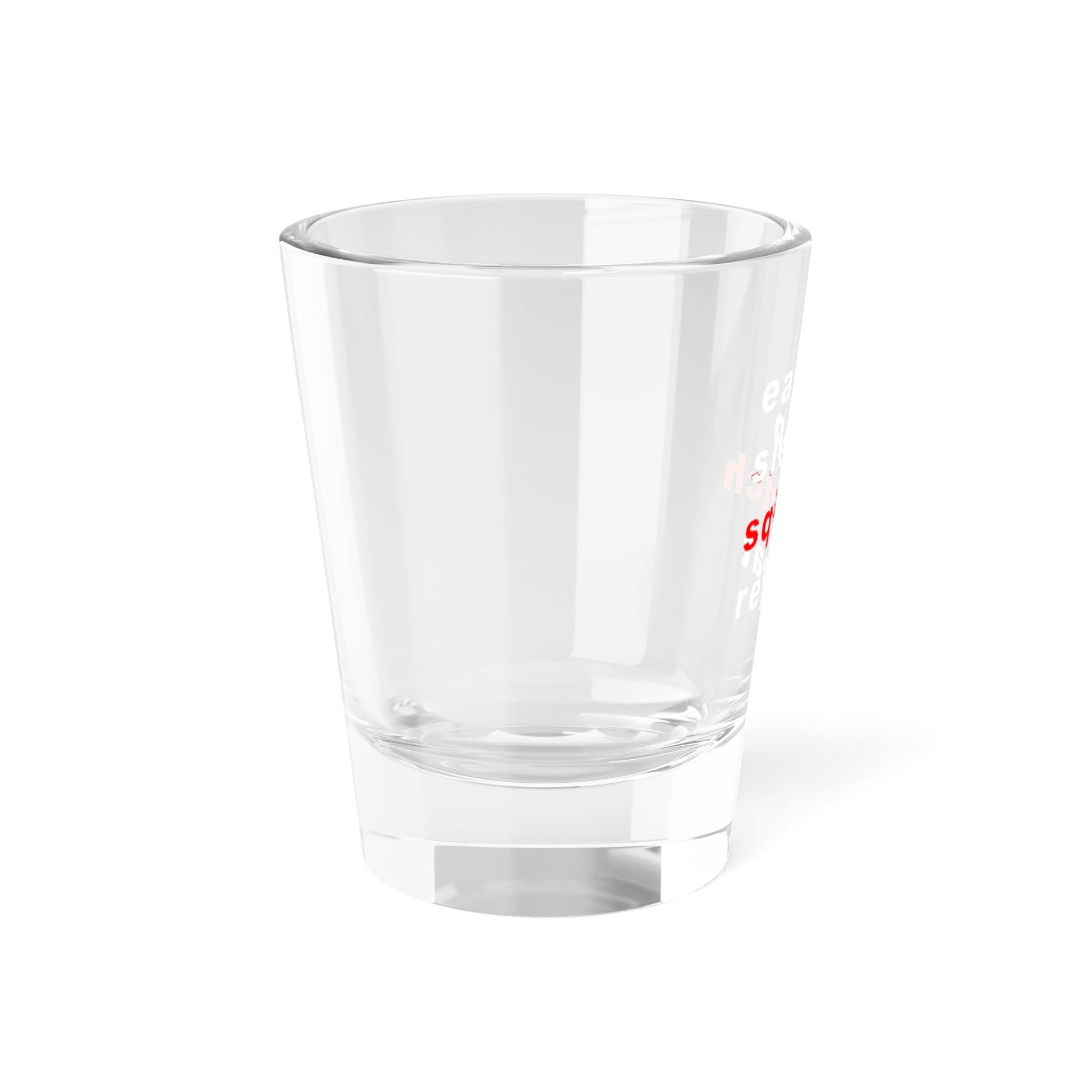 Eat. Sleep. Squatch. Repeat. Shot Glass