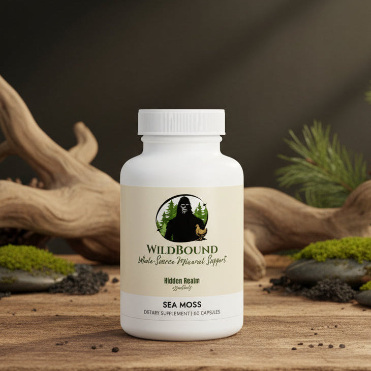 WildBound Sea Moss Supplement (60 Capsules) - Hidden Realm Essentials