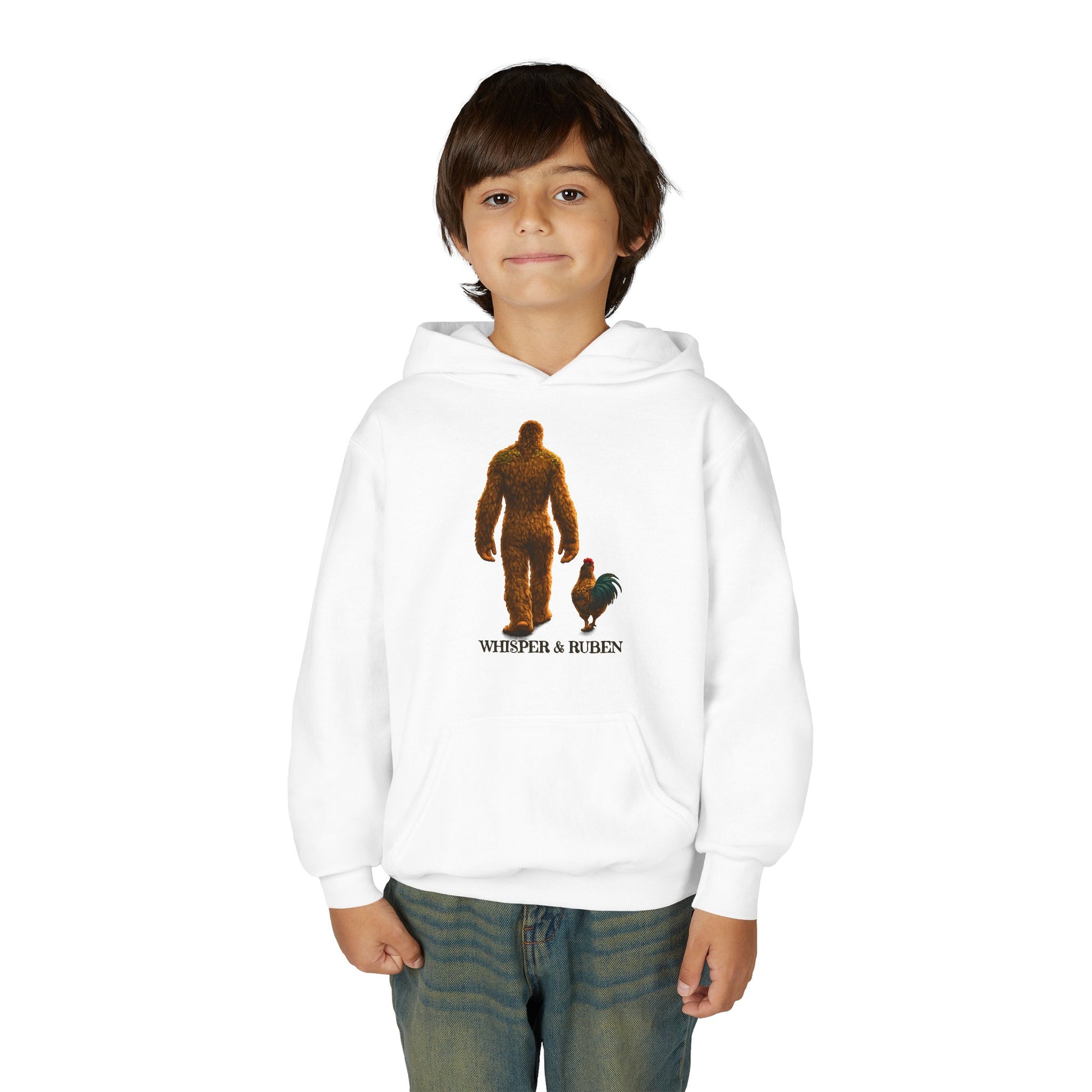 Whisper & Ruben Youth Heavy Blend Hooded Sweatshirt