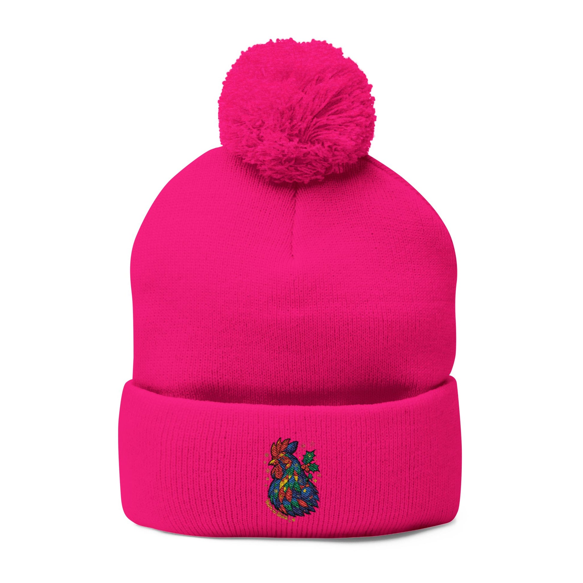 Born to Shine – Cozy Pom Knit Beanie