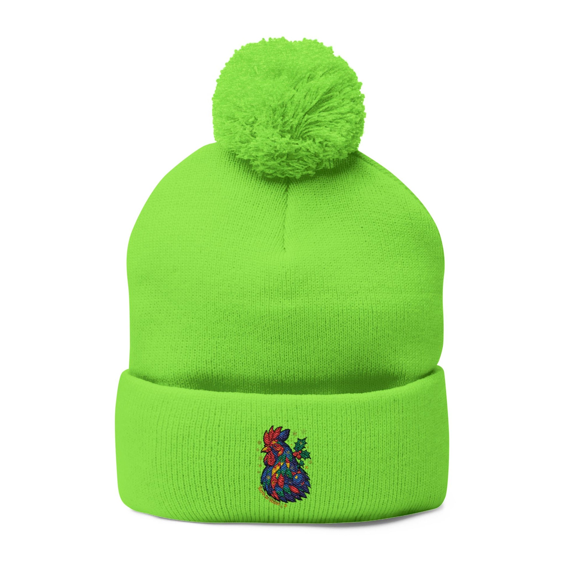 Born to Shine – Cozy Pom Knit Beanie