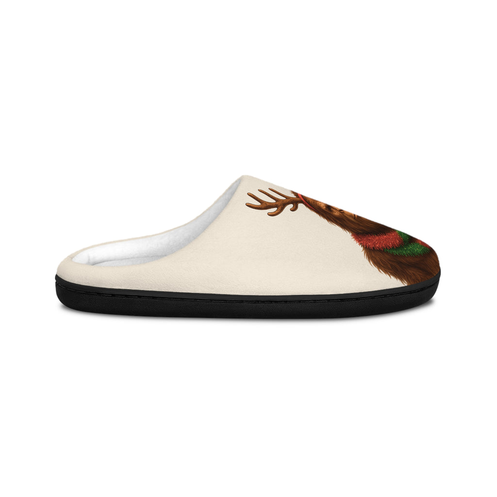 Reindeer Squatch – Women’s Indoor Slippers