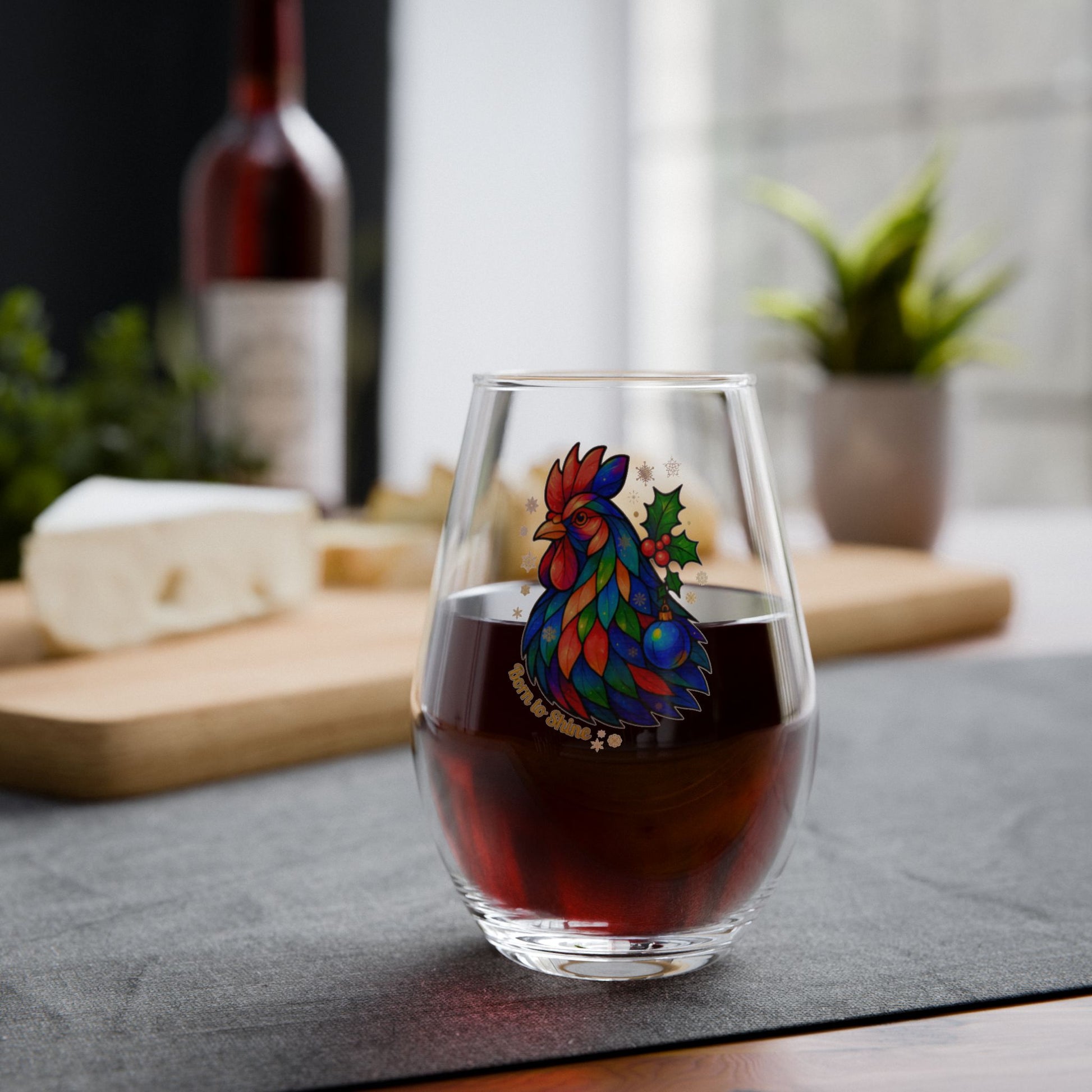 Born to Shine – Radiant Stemless Wine Glass