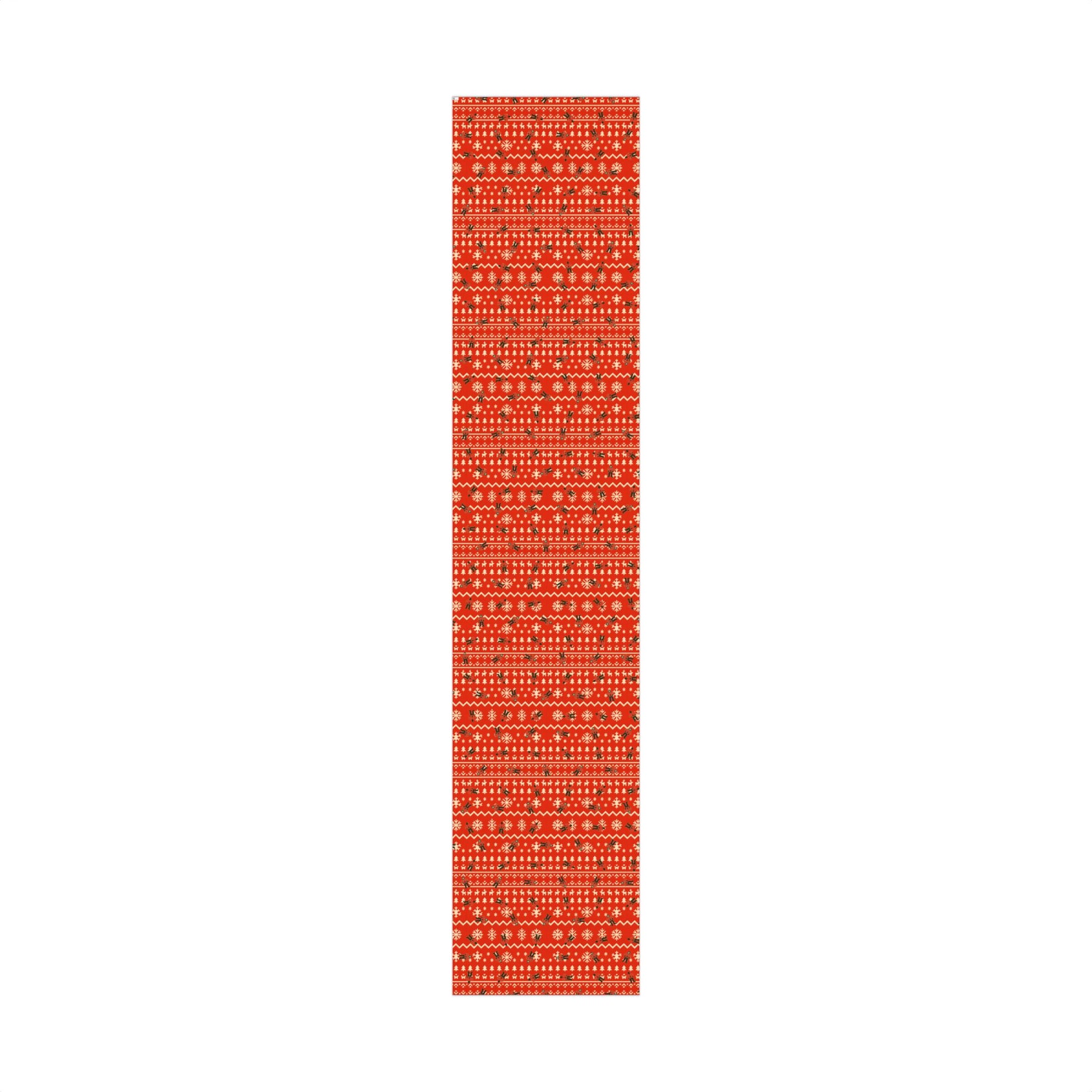 Bigfoots Ugly Christmas Sweater Festive Gift Wrap Paper