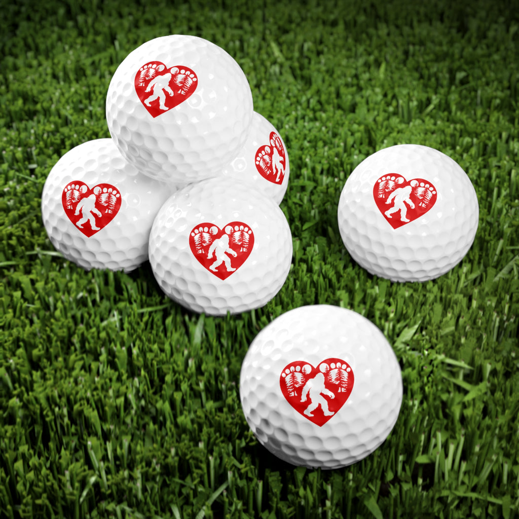 Heart of the Wild Golf Balls, 6pcs