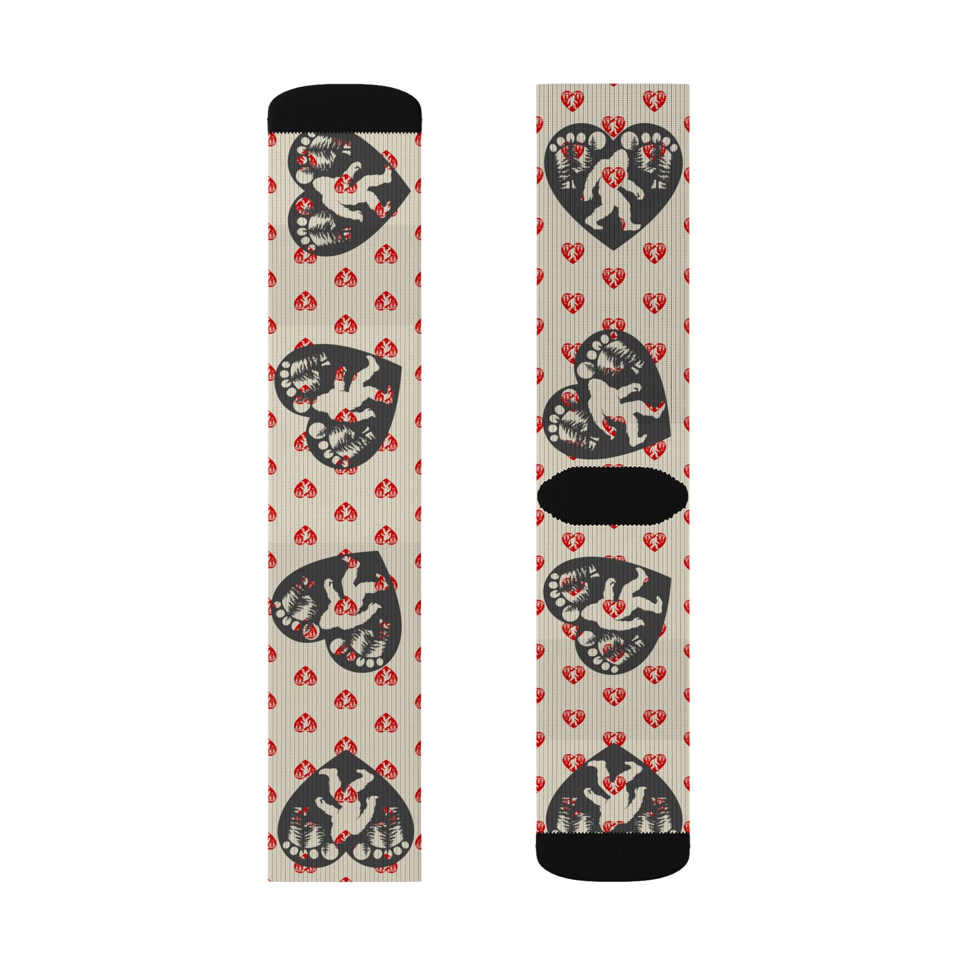 Heart of the Wild – Bigfoot Romance Crew Socks