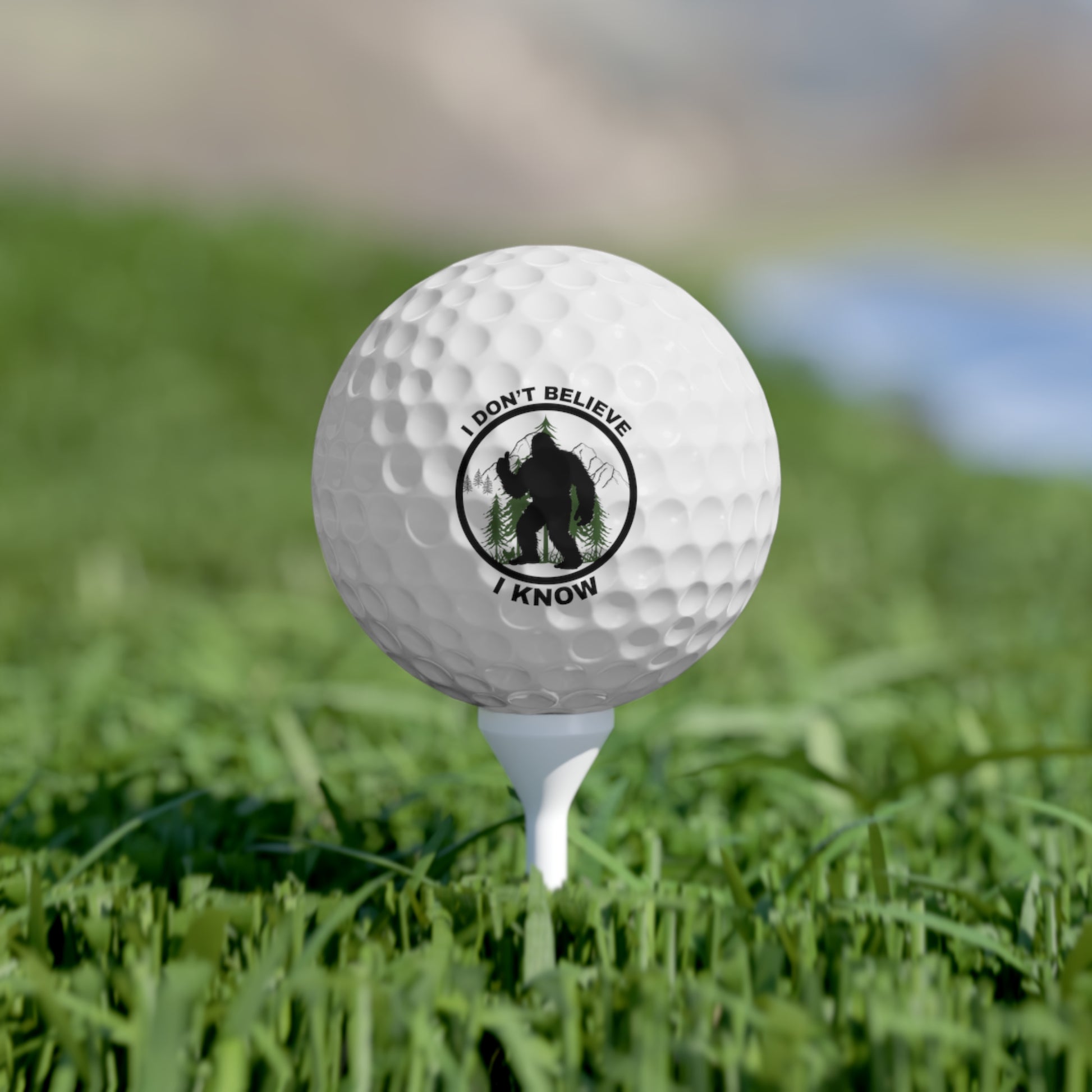 I Don’t Believe Golf Balls, 6pcs