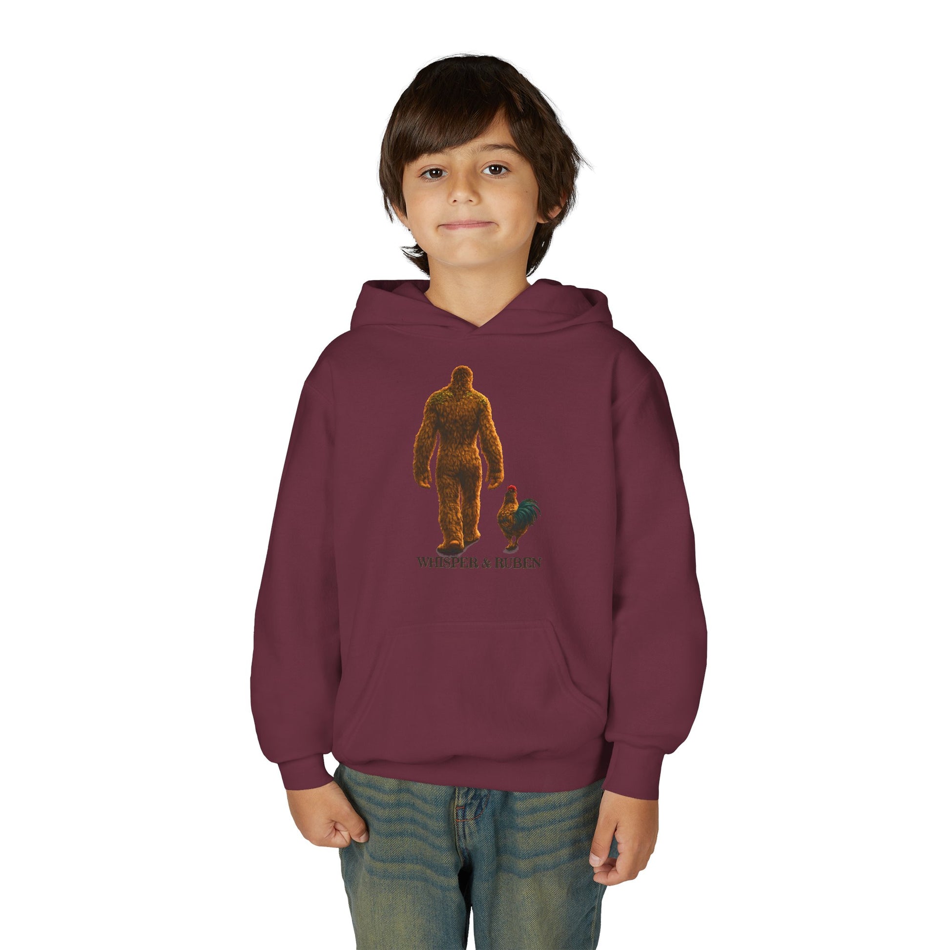 Whisper & Ruben Youth Heavy Blend Hooded Sweatshirt