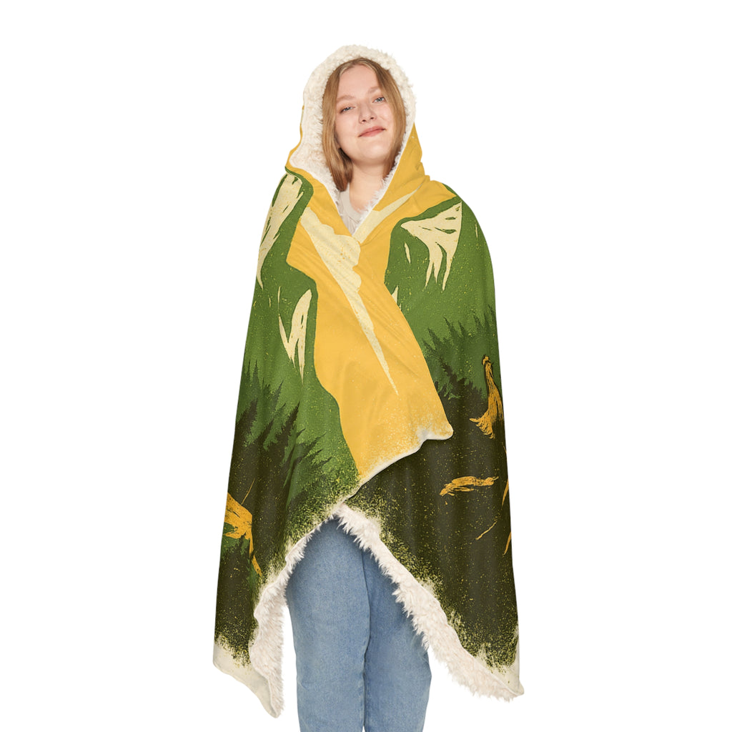 Let’s Just Go – Wander Wild Hooded Snuggle Blanket