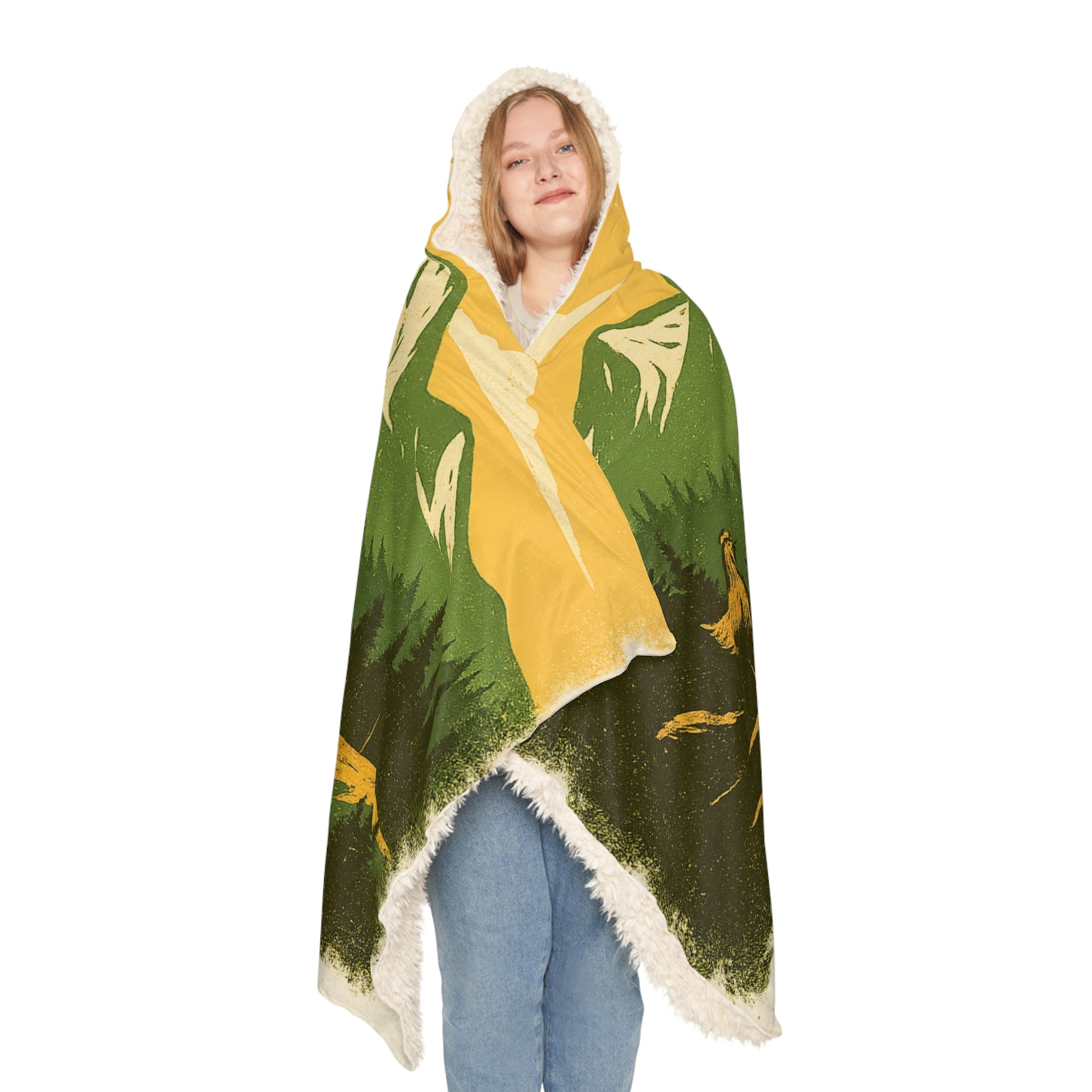 Let’s Just Go – Wander Wild Hooded Snuggle Blanket