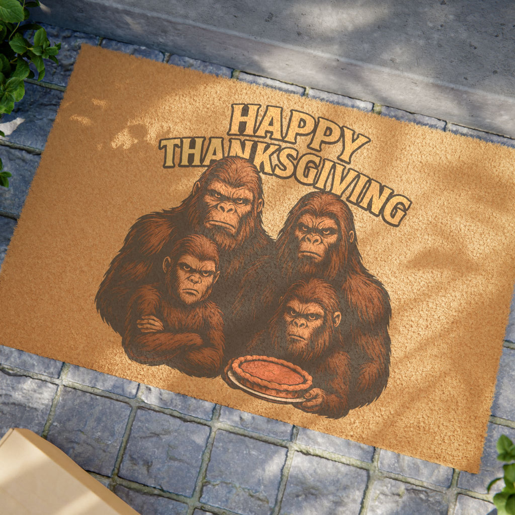 Thanksgiving Tribe – Holiday Welcome Coir Doormat