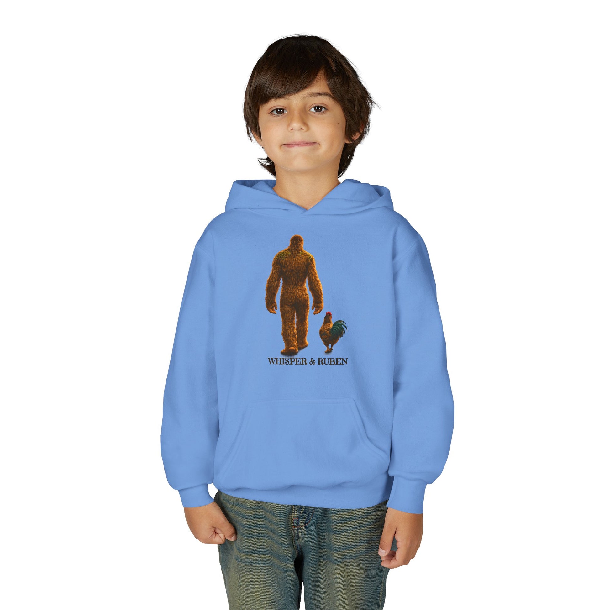 Whisper & Ruben Youth Heavy Blend Hooded Sweatshirt