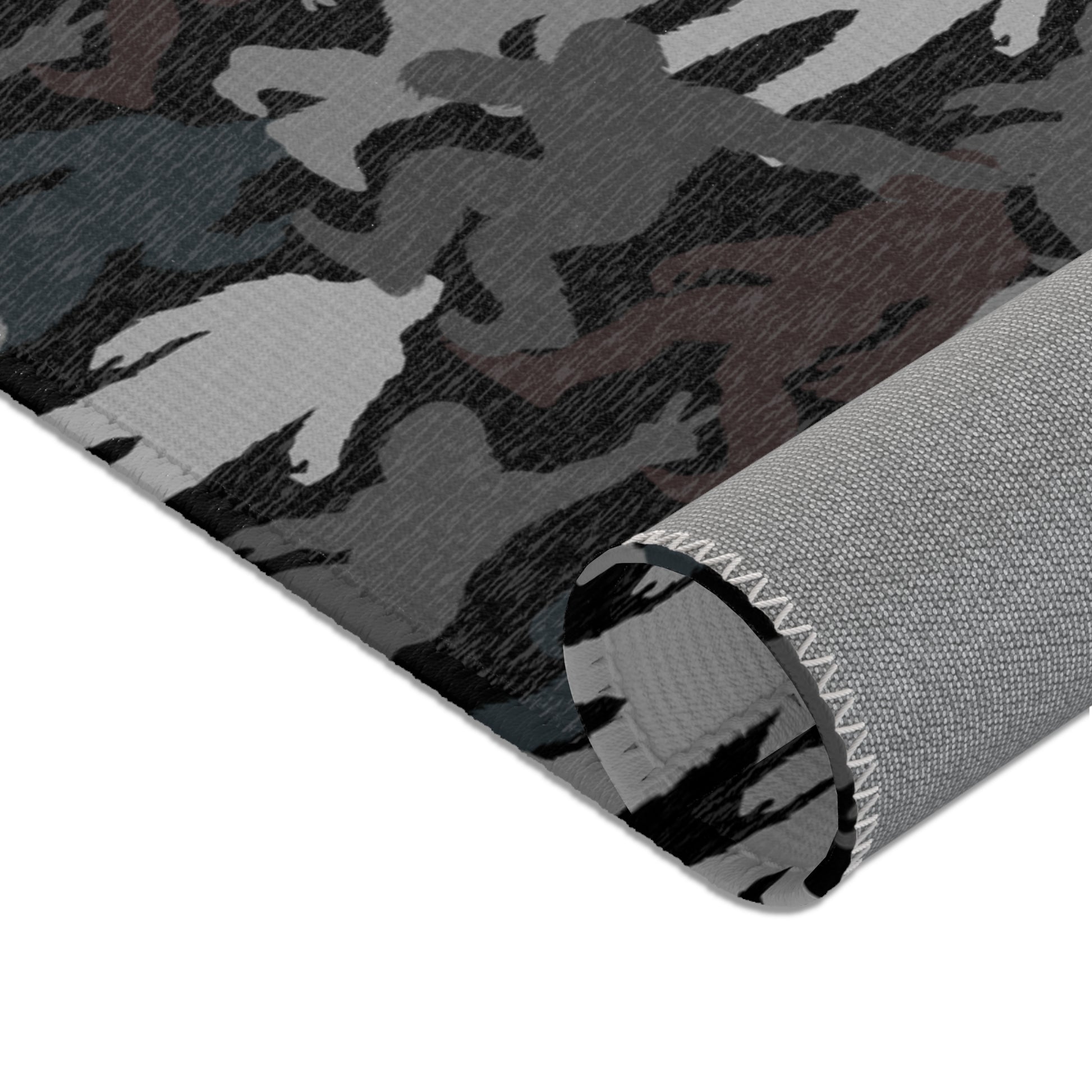 Shadow Stalker Camo – Woven Chenille Rug