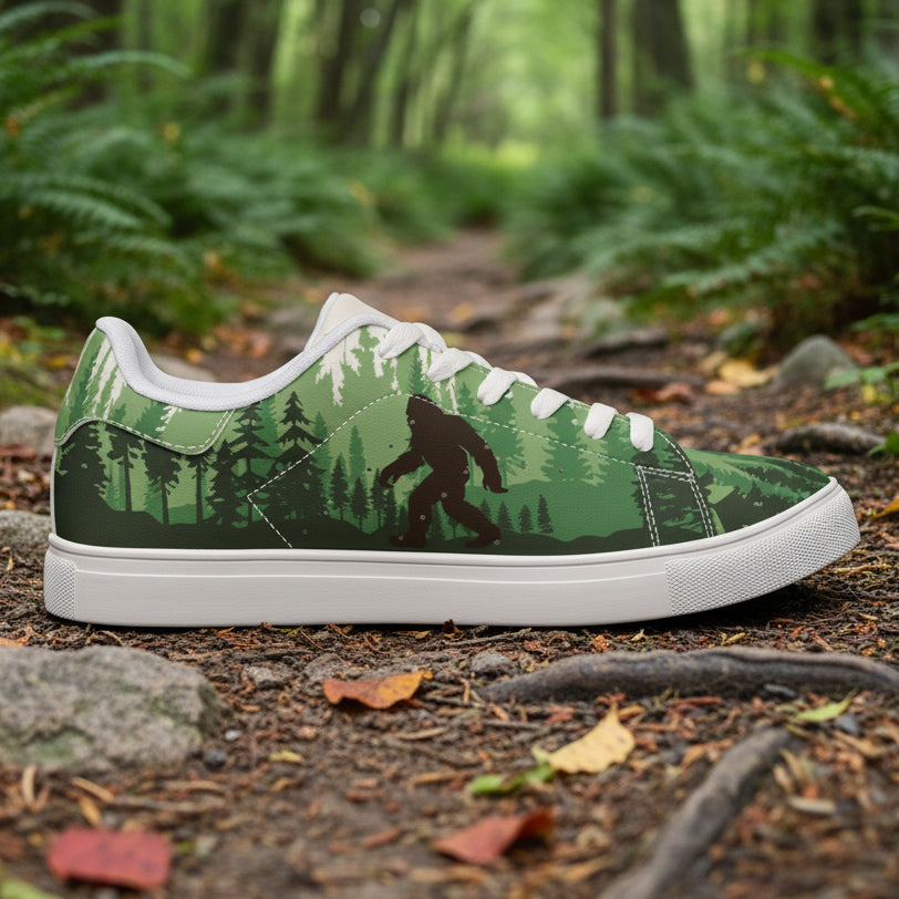 Woodland Walker Low-Top Leather Sneakers