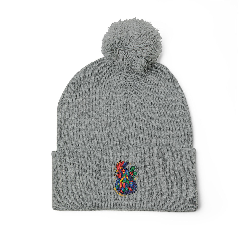 Born to Shine – Cozy Pom Knit Beanie
